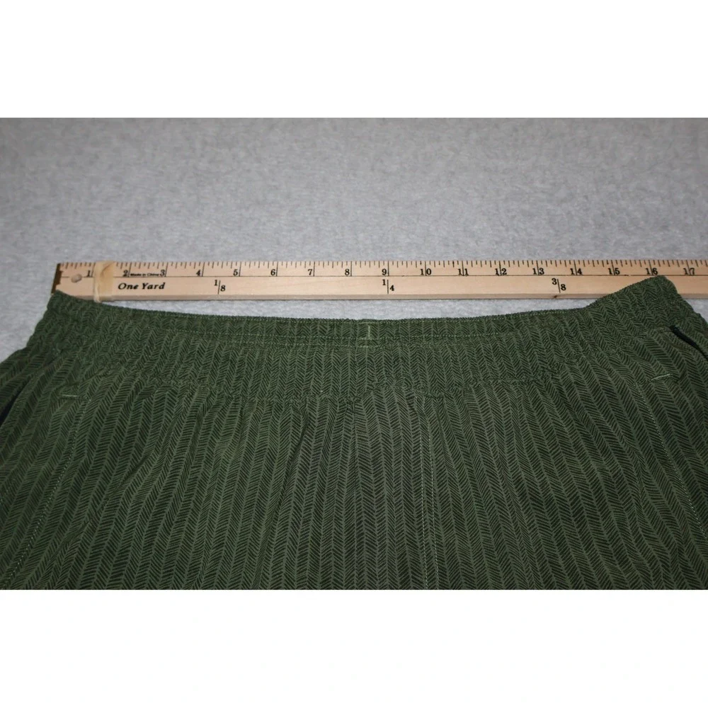 Lululemon Athletic Shorts Mens XL Green Herringbone Pace Breaker Stretch 9
